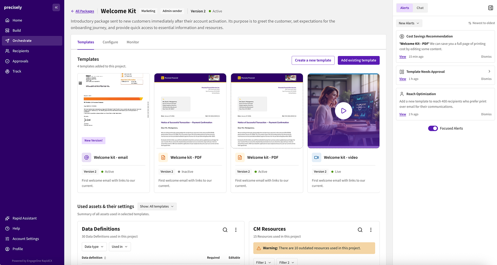 Omni Channel Customer Engagement platform interface